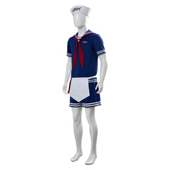 Adulte & Enfant Stranger Things Saison 3 S3 Scoops Ahoy Steve Harrington Cosplay Costume