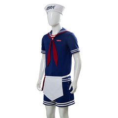 Adulte & Enfant Stranger Things Saison 3 S3 Scoops Ahoy Steve Harrington Cosplay Costume