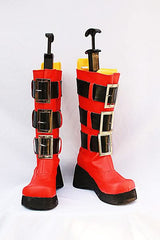 Togainu no Chi Rin Bottes Rouges Cosplay Chaussures