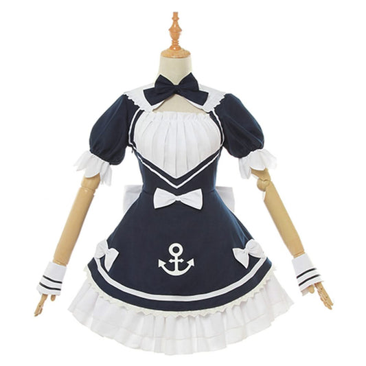 Youtuber Hololive Minato Aqua Maid Cosplay Costume