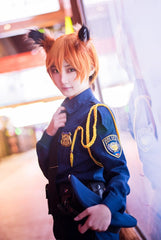 Zootopie Renard Nick Femme Uniforme de Police Cosplay Costume