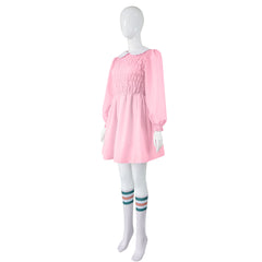 Stranger Things 11 Robe Rose Cosplay Costume
