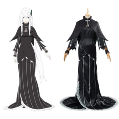 Re:Life in a different world from zero Echidna/Ekidona Jupe Noire Tenue Halloween Carnaval Cosplay Costume