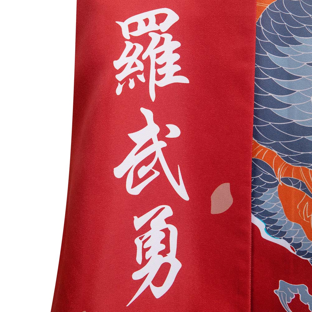 Adulte Bosozoku Kimono Rouge Japanese Uniforme Cosplay Costume