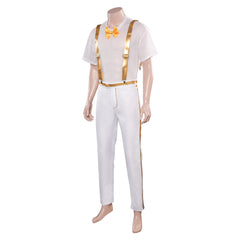 Adulte Film Barbie Allan Tenue Homme Blanc Cosplay Costume