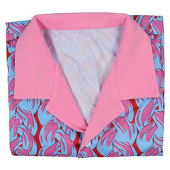 Adulte Film Barbie Ken Violet Chemise Imprimée Cosplay Costume