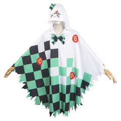 Adulte Kimetsu No Yaiba Kamado Tanjirou Cape Fantôme Cosplay Costume Halloween