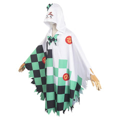 Adulte Kimetsu No Yaiba Kamado Tanjirou Cape Fantôme Cosplay Costume Halloween