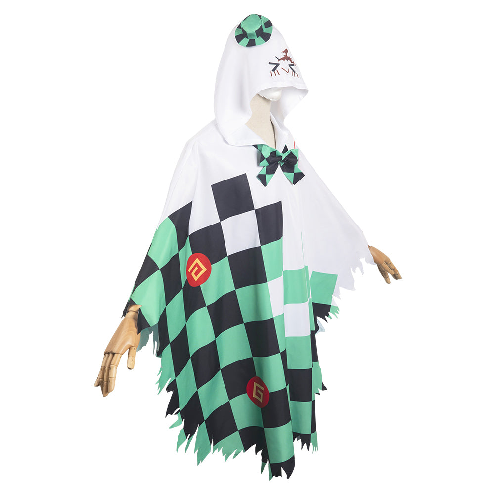 Adulte Kimetsu No Yaiba Kamado Tanjirou Cape Fantôme Cosplay Costume Halloween
