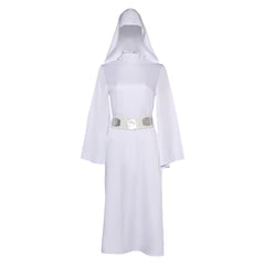 Adulte Princess Leia Robe Blanche Cosplay Costume Ver.2