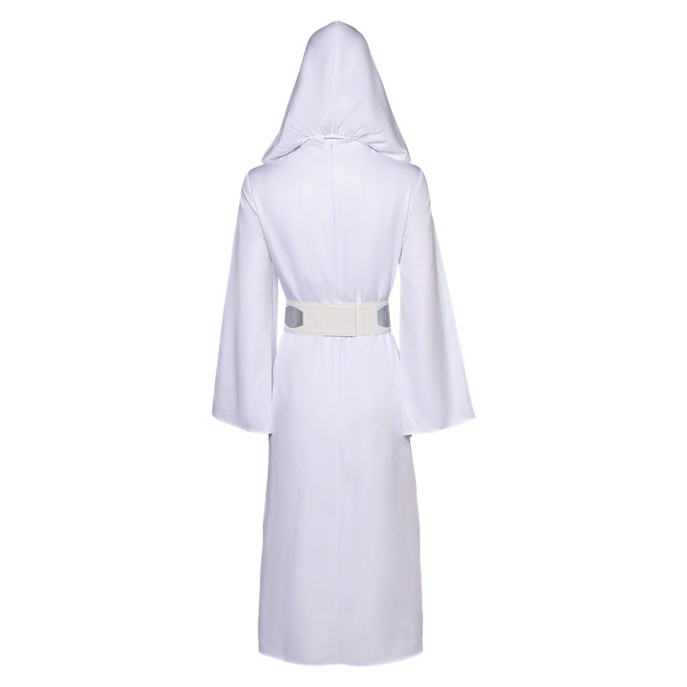 Adulte Princess Leia Robe Blanche Cosplay Costume Ver.2