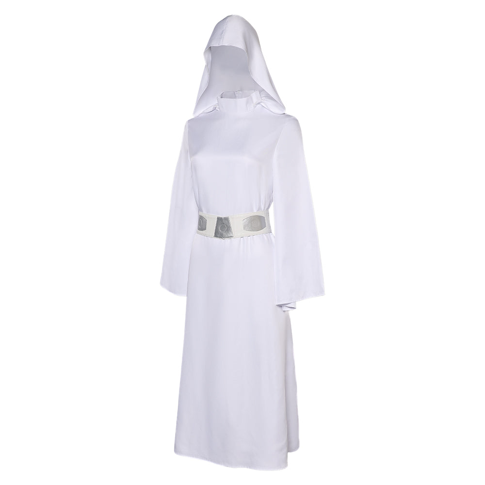 Adulte Princess Leia Robe Blanche Cosplay Costume Ver.2