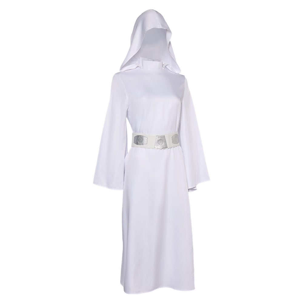 Adulte Princess Leia Robe Blanche Cosplay Costume Ver.2