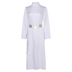 Adulte Princess Leia Robe Blanche Cosplay Costume Ver.2