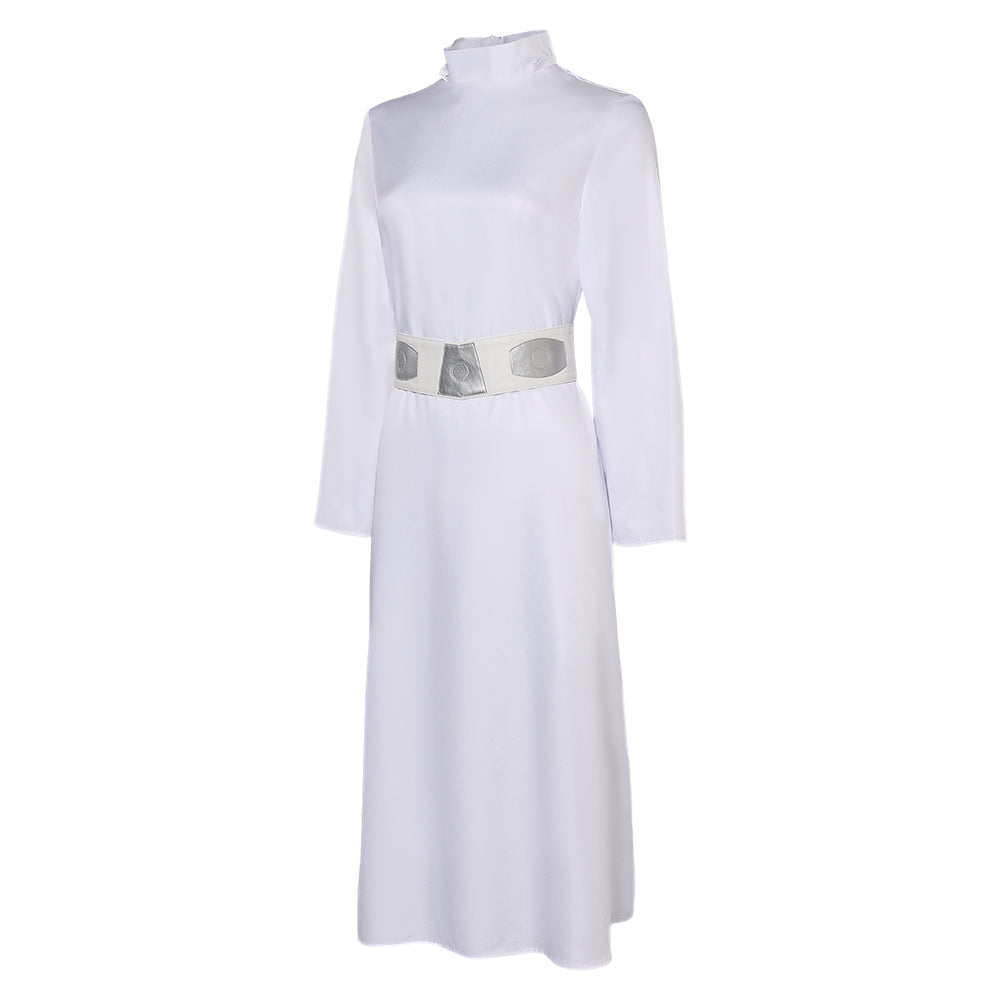 Adulte Princess Leia Robe Blanche Cosplay Costume Ver.2
