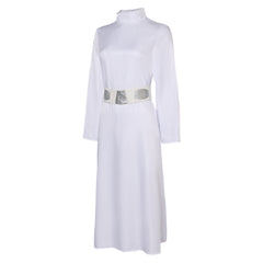 Adulte Princess Leia Robe Blanche Cosplay Costume Ver.2