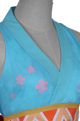 One Piece Wano Nami Wanokuni Style Cosplay Costume Halloween Carnival