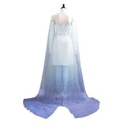 La Reine des Neiges 2 Frozen 2 Elsa Ahtohallan Robe Blanche Cosplay Costume