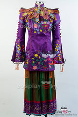 Alice De L'autre Cote Du Miroir Alice Mandarin Costume Cosplay Costume