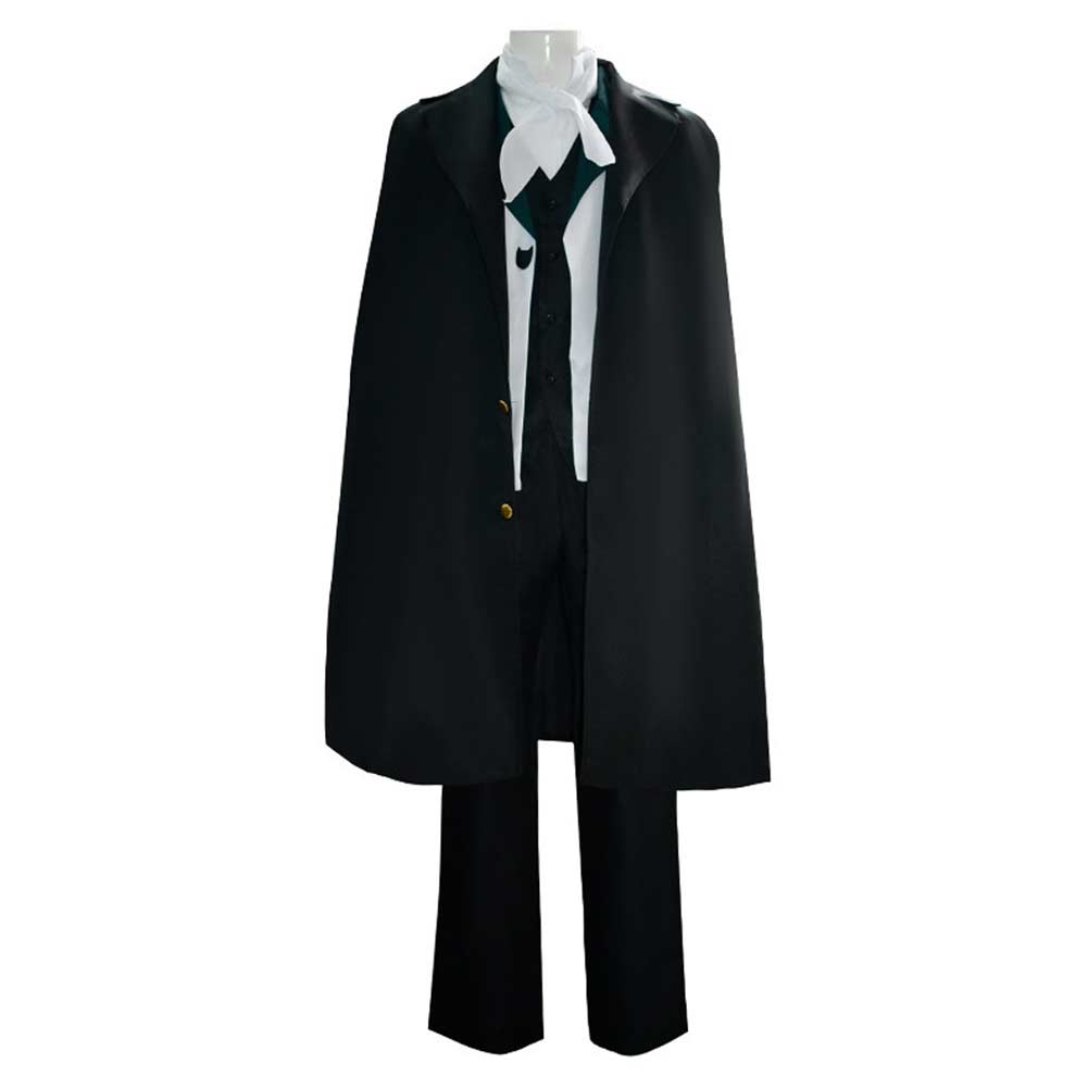 Anime Bungō Stray Dogs Edgar Allan Poe Cosplay Costume