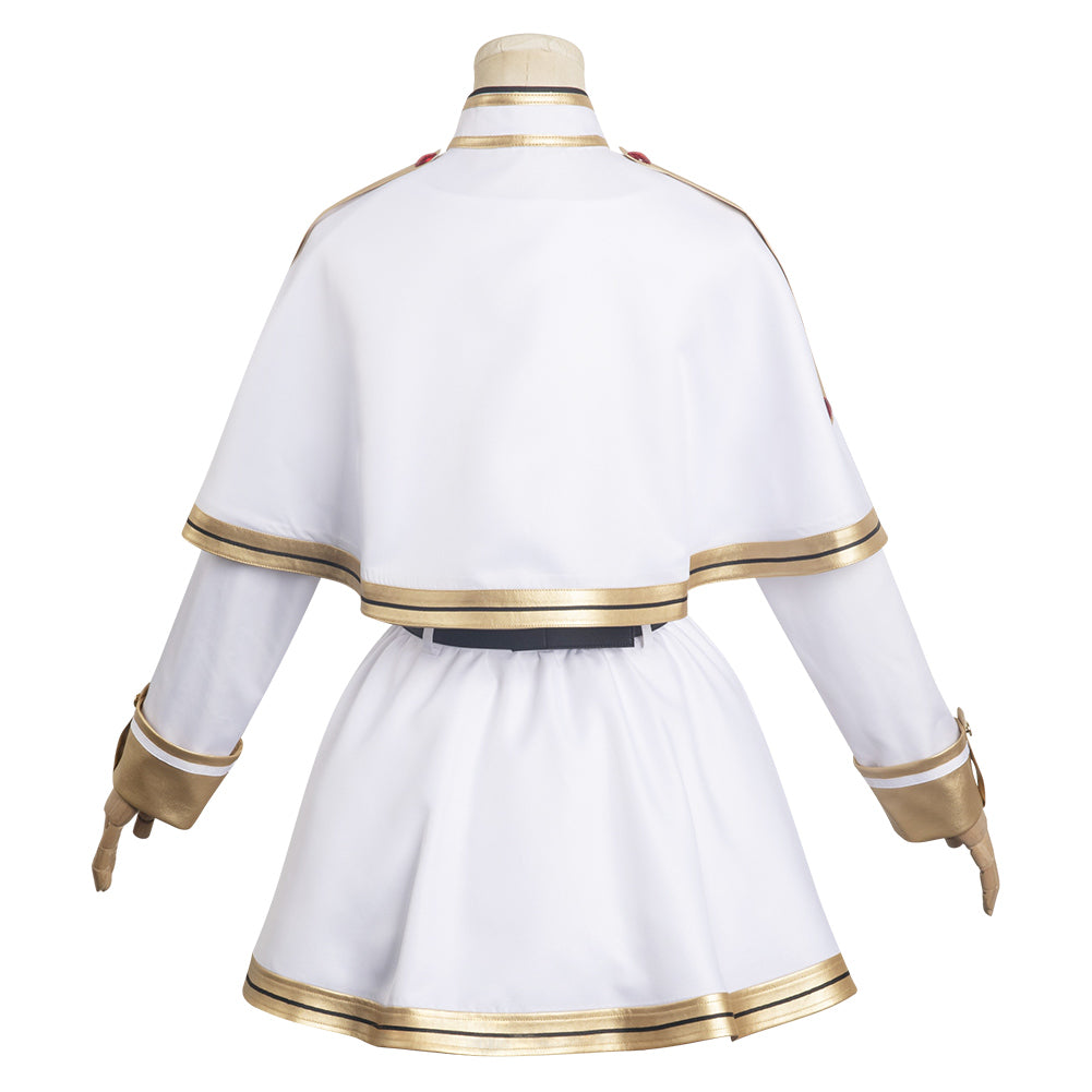 Anime Frieren Femme Blanc Robe Cosplay Costume