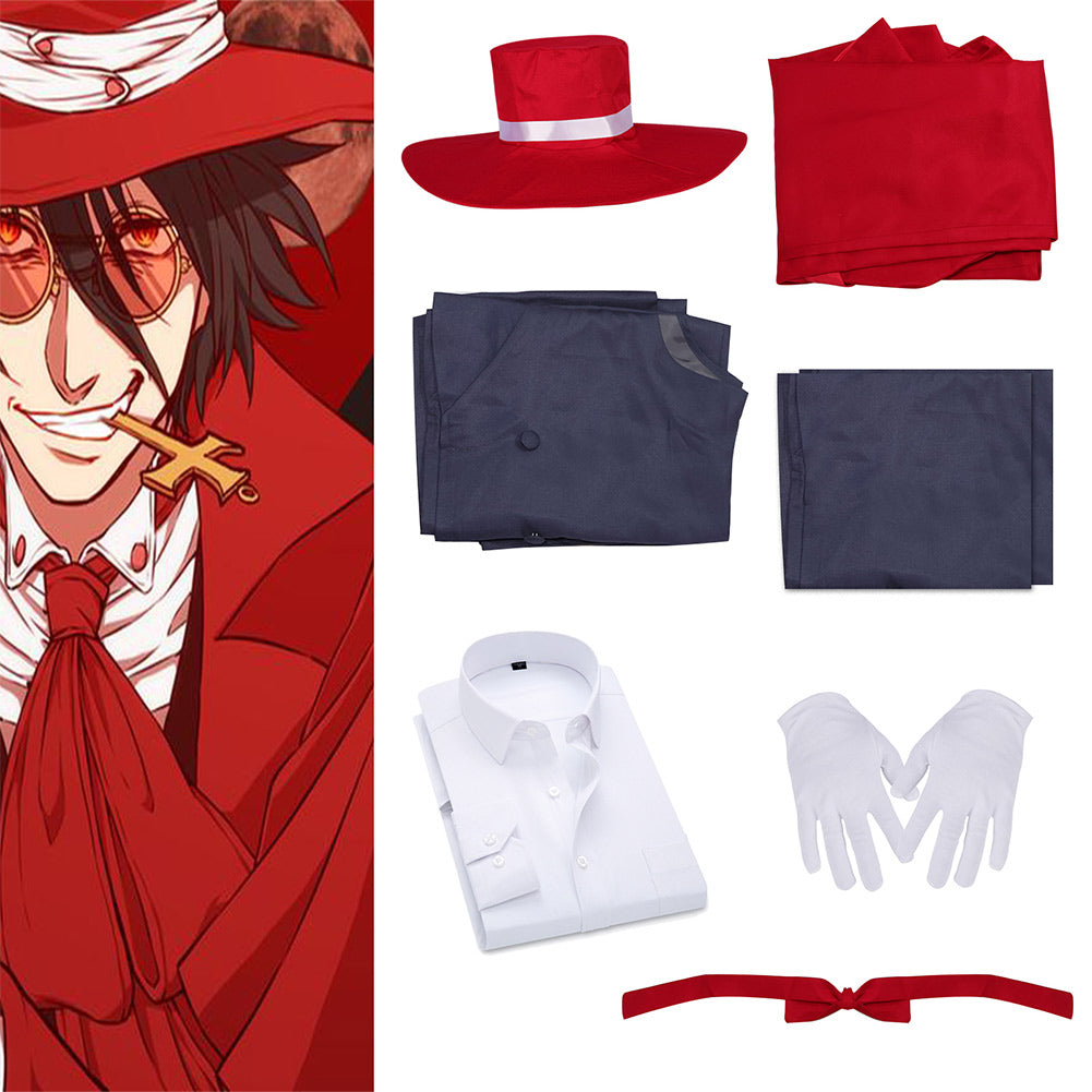 Anime Hellsing Alucard Cosplay Costume