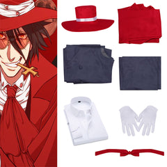 Anime Hellsing Alucard Cosplay Costume
