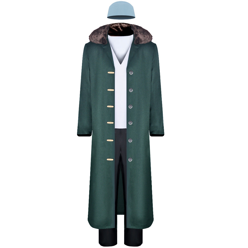 Anime One Piece Kuzan Cosplay Costume