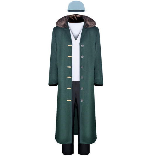 Anime One Piece Kuzan Cosplay Costume