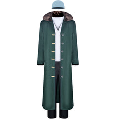 Anime One Piece Kuzan Cosplay Costume