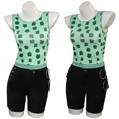 Anime One Piece Nami Vert Veste Femme Cosplay Costume