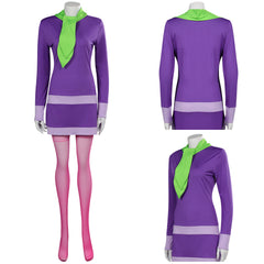 Anime Scooby-Doo Daphne Blake Violet Tenue Cosplay Costume