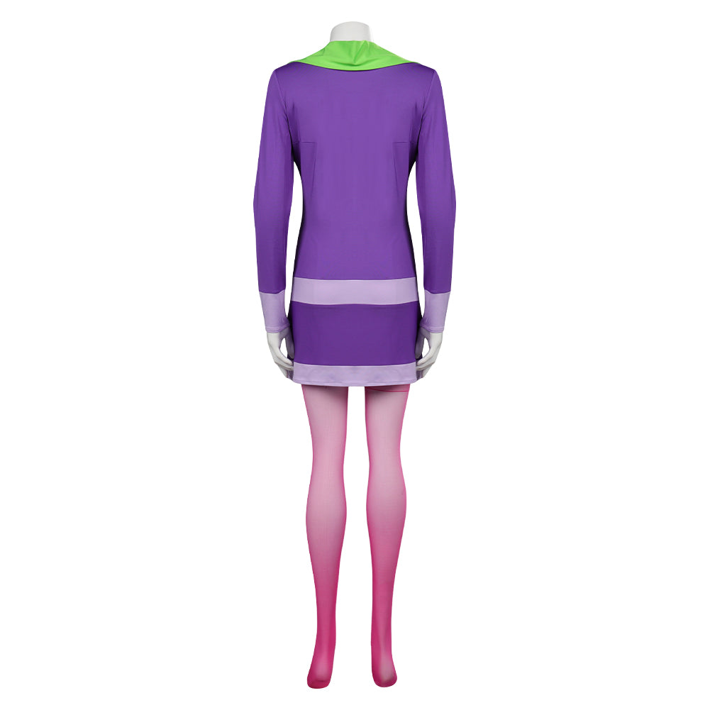 Anime Scooby-Doo Daphne Blake Violet Tenue Cosplay Costume