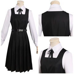 Chensō Man Mitaka Asa Robe Noir Cosplay Costume