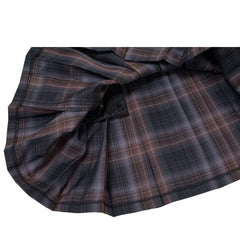École japonaise Robes Plaid Plissée Jupe Étudiante Minijupe à carreaux Jk Uniforme Jupe courte pour les filles Cosplay Costume