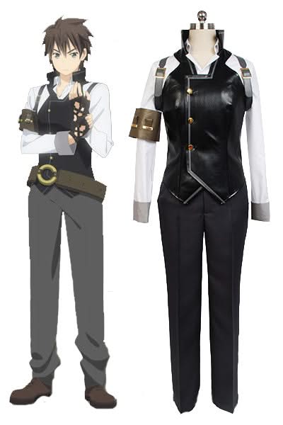 Unbreakable Machine-Doll Raishin Akabane Cosplay Costume