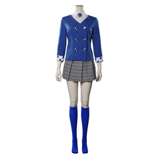 Cosplay Costume Veronica Sawyer Heathers(1988) Film Cosplay Tenue Bleue Femme