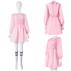 Stranger Things 11 Robe Rose Cosplay Costume