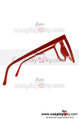 Beyond the Boundary Mirai Kuriyama Lunettes Rouges Cosplay Accessoire