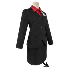 Helltaker Modeus Femme Uniforme Jupe Halloween Carnaval Cosplay Costume