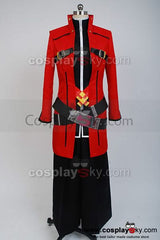 BlazBlue: Calamity Trigger Uniforme Ragna the Bloodedge Cosplay Costume