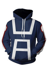 Bleu Hoodie Cosplay Costume