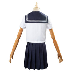 Court Uniforme de Marin Été Jupe Tenue JK Lycée Uniforme Classe Uniforme Etudiant Cosplay Costume