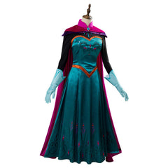 La Reine des Neiges Frozen Elsa Robe Halloween Cosplay Costume