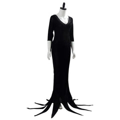 2019 La Famille Addams Morticia Addams Halloween Cosplay Costume