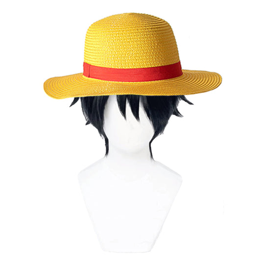 Anime One Piece Luffy Perruque/Chapeau Cosplay Accessoire
