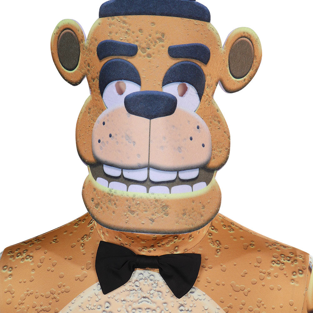Cosplay Costume Outfits Halloween Carnival Suit jumpsuits FNAF bear mask Five Nights At Freddy\\'s Freddy