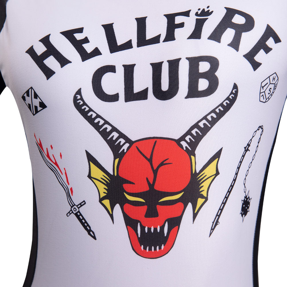Stranger Things Hellfire Club Maillot de Bain Design Original Cosplay Costume