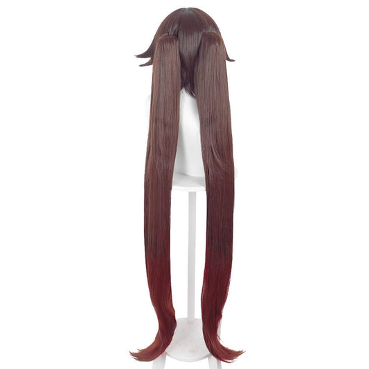 Genshin Impact Hu Tao Perruque Longue Cosplay Perruque
