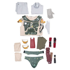 Boba Fett Uniforme Halloween Carnaval Cosplay Costume